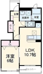 アクティブⅡ【1階】の間取り