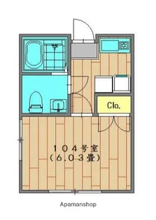 テレーゼ港南中央【1階】の間取り