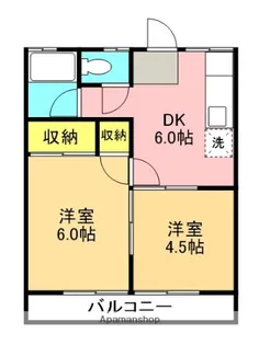 グリーンヒルハイム【2階】の間取り