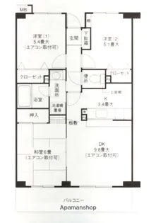 アルテール戸塚【4階】の間取り