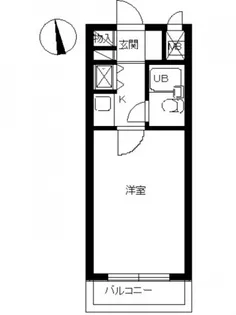 スカイコート橋本第3【104号室号室】の間取り