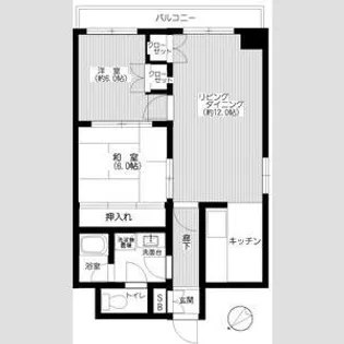 インテーク久里浜【3階】の間取り