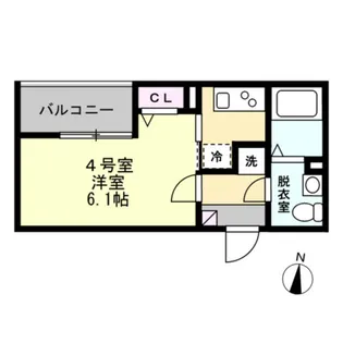 BAYROOMVIDA【3階】の間取り