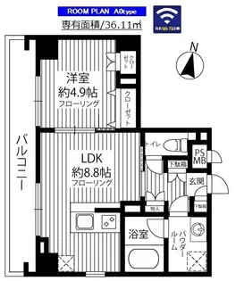 GRAND青葉台【1階】の間取り