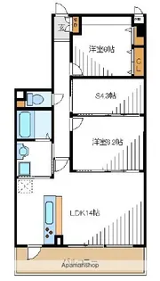 クオリオ アイリスパーク【6階】の間取り