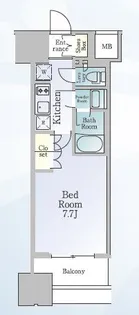 ルフォンブランシェ品川南大井【12階】の間取り
