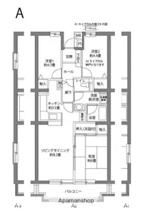 ヒルズ南戸塚【6階】の間取り