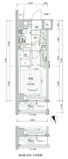 メインステージ横濱三ッ沢【7階】の間取り