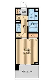 ドゥーエ横濱台町【8階】の間取り
