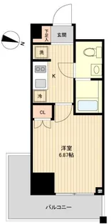 レノス新子安【9階】の間取り