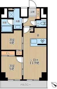 CITYLUXYOKOHAMA【9階】の間取り