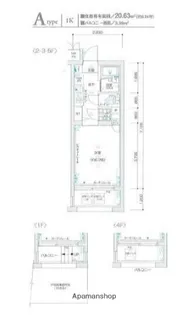 バージュアル横濱港北【1階】の間取り