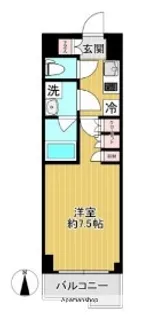 ルーブル川崎中丸子参番館【4階】の間取り