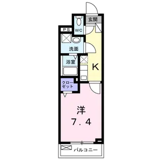 ラニカイ西鎌倉【2階】の間取り