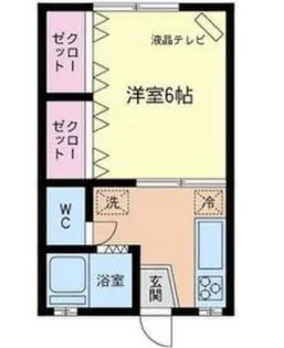 サニーハイツ【2階】の間取り