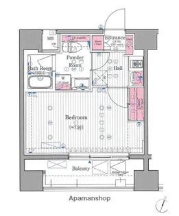 プレール・ドゥーク平和島【11階】の間取り