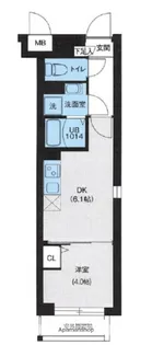 レオーネ宮崎台【4階】の間取り