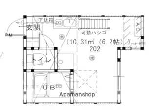 アーヴェル峰岡町【2階】の間取り