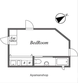 EAST RISE 由比ガ浜A【2階】の間取り