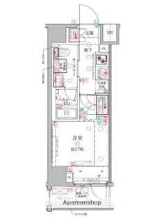 クレヴィスタ横浜関内【8階】の間取り