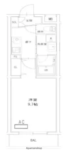 メゾン オルレアン【1階】の間取り