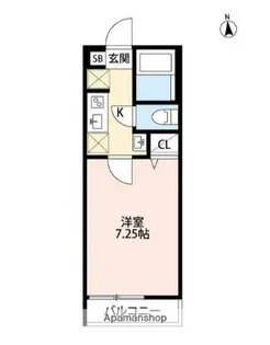 ソレイユ汲沢【2階】の間取り