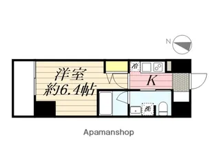 SHOKEN RESIDENCE横浜戸部【8階】の間取り