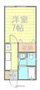 朝奈美ハイツ【1階】の間取り