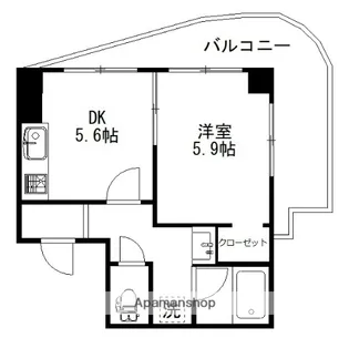 ヴィラデステKOSUGE【3階】の間取り