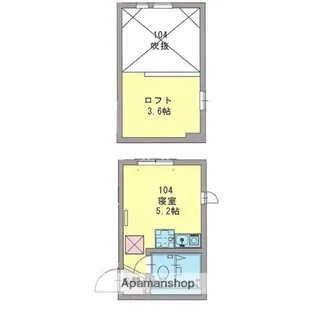 OHANA上星川【2階】の間取り