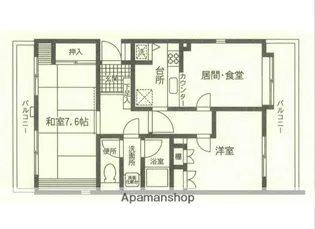 辻堂ガーデンタウン【2階】の間取り