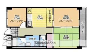第2サニーハイツヒライ【2階】の間取り