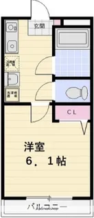 ル・シェル砂押橋【1階】の間取り
