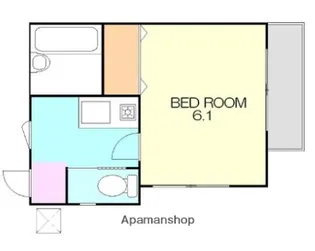 ハイツ霞ヶ丘【1階】の間取り