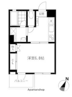 クリビア湘南【1階】の間取り
