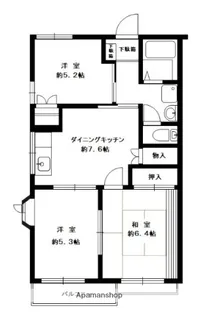サニーセゾン東永谷 D棟【2階】の間取り
