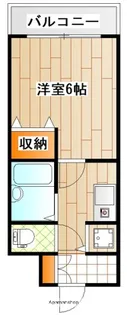ソレイユ廣川【1階】の間取り