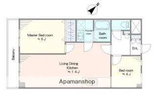 ヒルズヴァンベールD棟【5階】の間取り