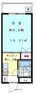 ハイタウン新丸子【4階】の間取り