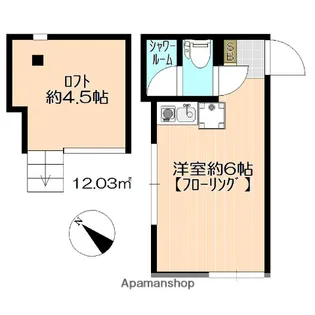 レーヴ西横浜【2階】の間取り