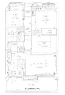 サンヴェール戸塚【3階】の間取り