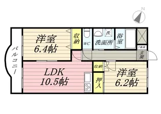 カーム・ルーラル【3階】の間取り