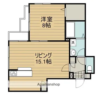 メーラ鵠沼【1階】の間取り