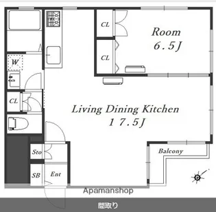 メーラ鵠沼【2階】の間取り
