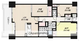 アマックス横浜【6階】の間取り