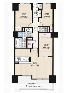 アマックス横浜【6階】の間取り