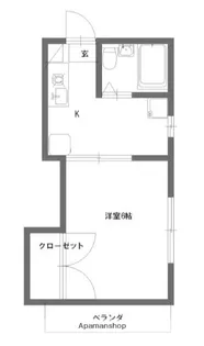 ミナトハイツ第1【2階】の間取り