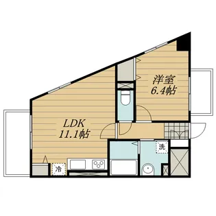 SOUTHERN CROSS鵠沼【4階】の間取り