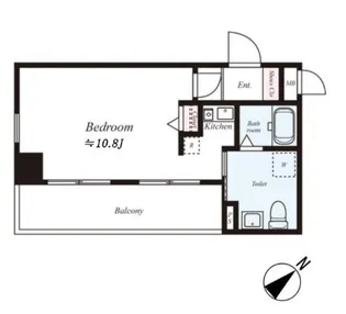 グリフィン横浜・反町公園【4階】の間取り