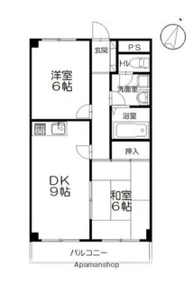 メゾンクレール【1階】の間取り
